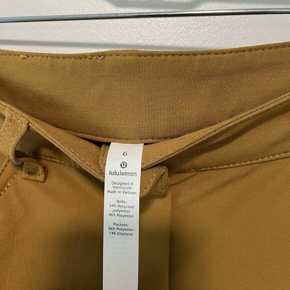 Lululemon NWT City Sleek‎ 5 Pocket 7/8 Pant in Spiced Bronze Size 6 - Picture 6 of 11
